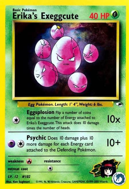 Noeunoeuf D'Erika (77/132) - Erika's Exeggcute (77/132) - Gym Heroes - Carte Pokémon