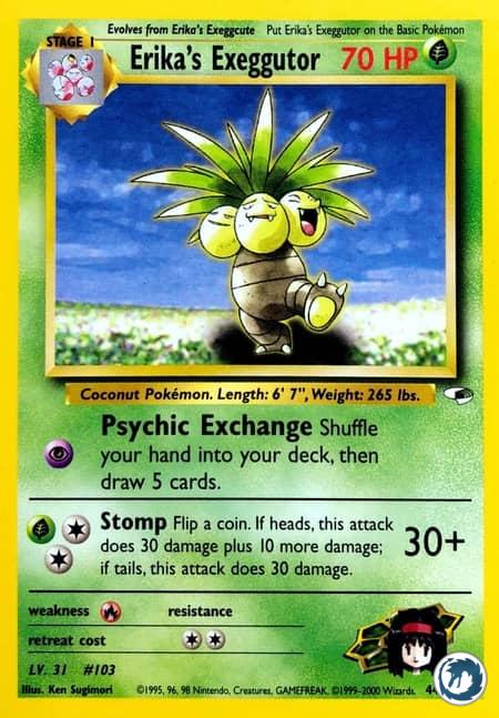 Noadkoko D'Erika (44/132) - Erika's Exeggutor (44/132) - Gym Heroes - Carte Pokémon