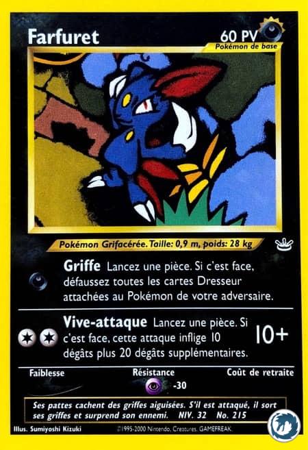 Farfuret (24/64) - Sneasel (24/64) - Néo Révélation - Carte Pokémon