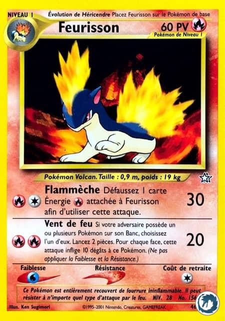 Feurisson (46/111) - Quilava (46/111) - Néo Genesis - Carte Pokémon