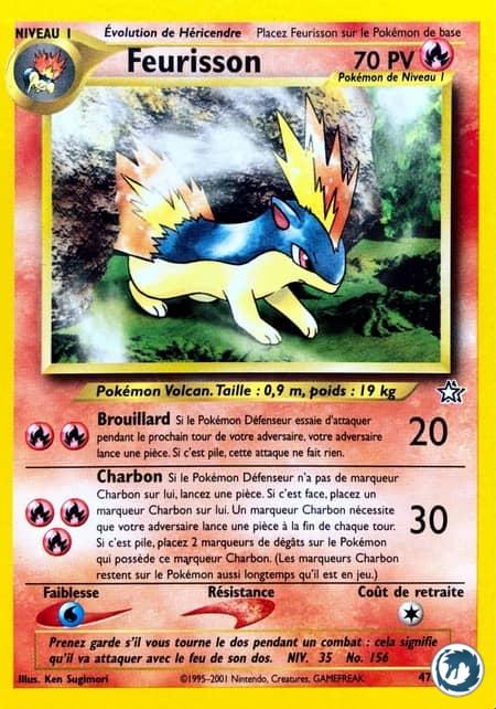Feurisson (47/111) - Quilava (47/111) - Néo Genesis - Carte Pokémon
