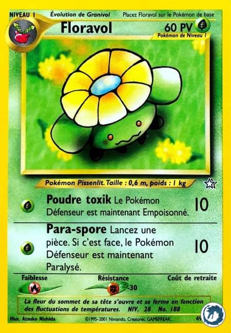 Floravol (49/111) - Skiploom (49/111) - Néo Genesis - Carte Pokémon