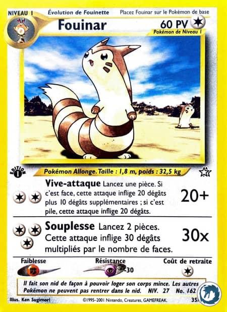Fouinar (35/111) - Furret (35/111) - Néo Genesis - Carte Pokémon