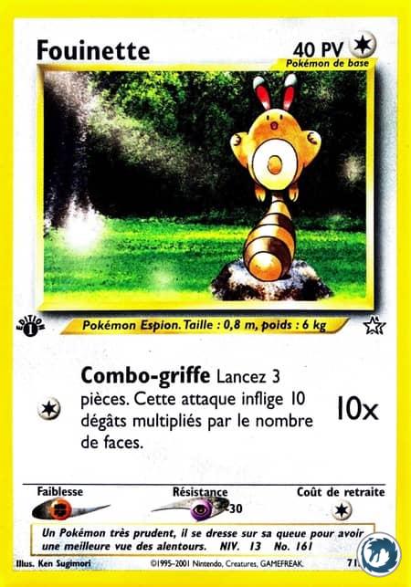 Fouinette (71/111) - Sentret (71/111) - Néo Genesis - Carte Pokémon