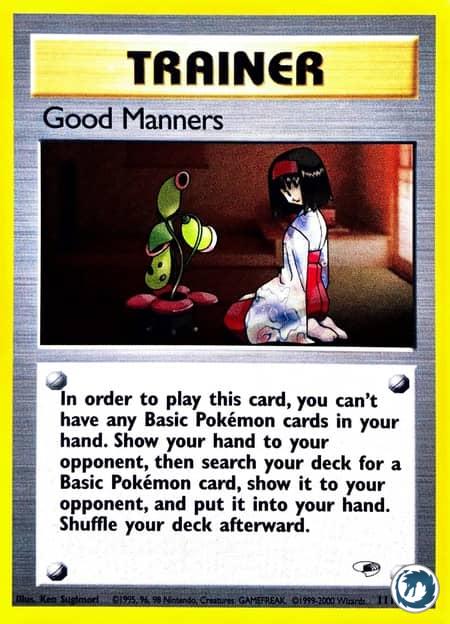 Bonnes Manières (111/132) - Good Manners (111/132) - Gym Heroes - Carte Pokémon