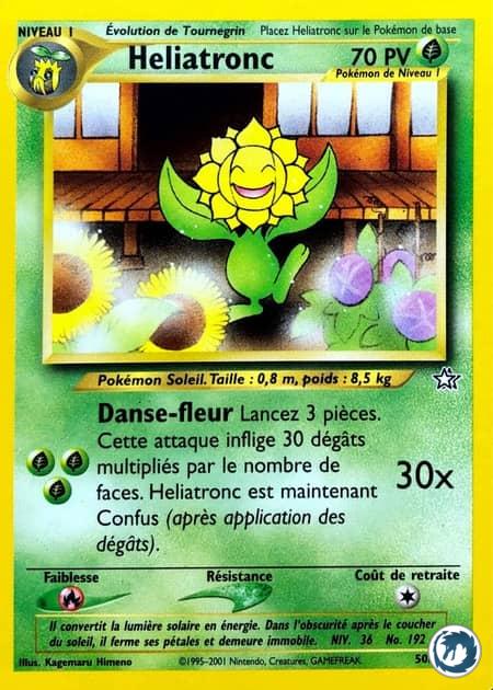 Heliatronc (50/111) - Sunflora (50/111) - Néo Genesis - Carte Pokémon