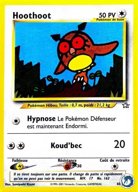 Hoothoot (60/111) - Hoothoot (60/111) - Néo Genesis - Carte Pokémon