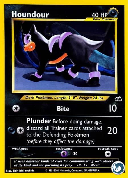 Malosse (39/75) - Houndour (39/75) - Neo Discovery - Carte Pokémon