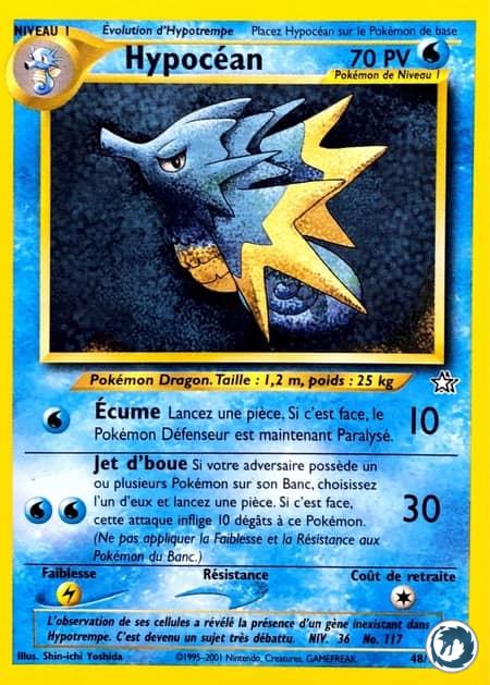 Hypocéan (48/111) - Seadra (48/111) - Néo Genesis - Carte Pokémon
