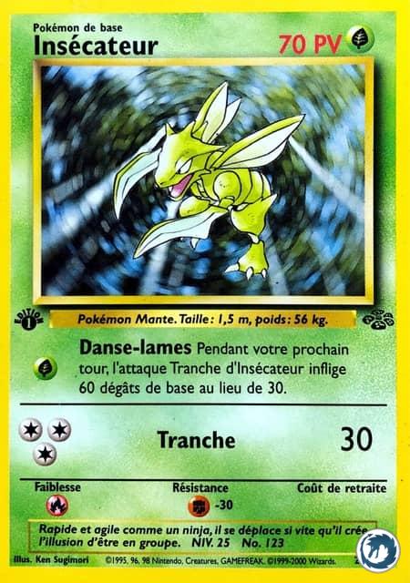 Insécateur (26/64) - Scyther (26/64) - Jungle - Carte Pokémon
