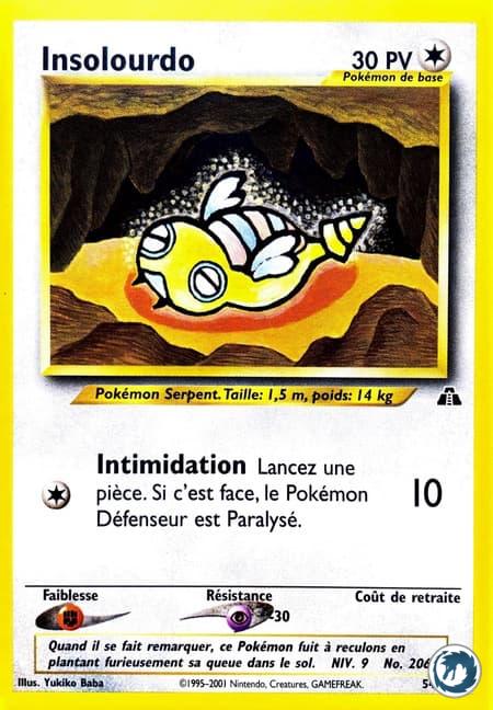 Insolourdo (54/75) - Dunsparce (54/75) - Neo Discovery - Carte Pokémon