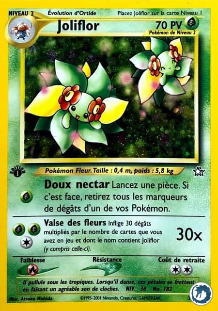 Joliflor (3/111) - Bellossom (3/111) - Néo Genesis - Carte Pokémon