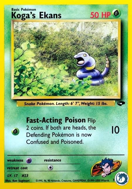 Abo de Koga (77/132) - Koga's Ekans (77/132) - Gym Challenge - Carte Pokémon