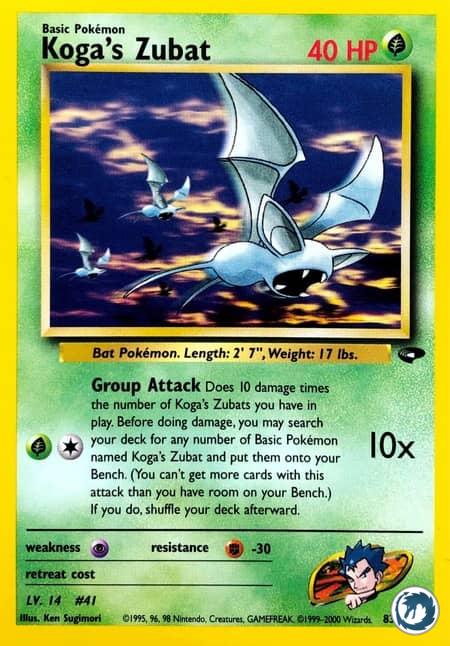 Nosferapti De Koga (83/132) - Koga's Zubat (83/132) - Gym Challenge - Carte Pokémon