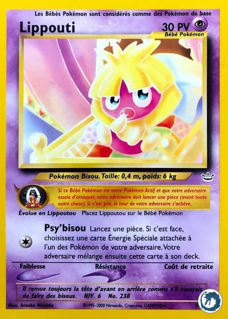 Lippouti (54/64) - Smoochum (54/64) - Néo Révélation - Carte Pokémon