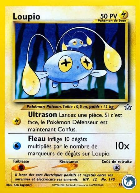 Loupio (55/111) - Chinchou (55/111) - Néo Genesis - Carte Pokémon