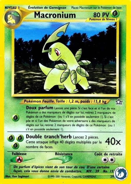 Macronium (29/111) - Bayleef (29/111) - Néo Genesis - Carte Pokémon