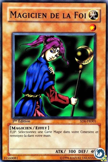Magicien De La Foi (SD6-FR005) - Magician of Faith (SD6-EN005) - Carte Yu-Gi-Oh