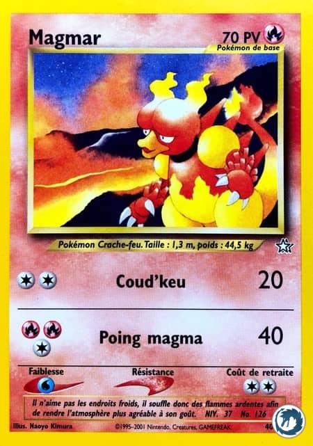 Magmar (40/111) - Magmar (40/111) - Néo Genesis - Carte Pokémon
