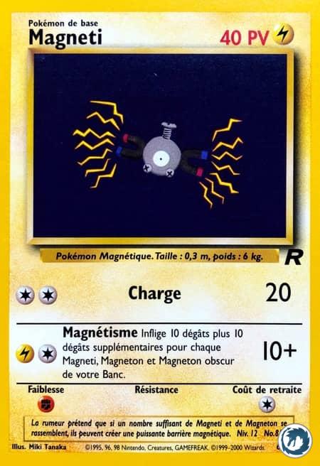 Magneti (60/82) - Magnemite (60/82) - Team Rocket - Carte Pokémon