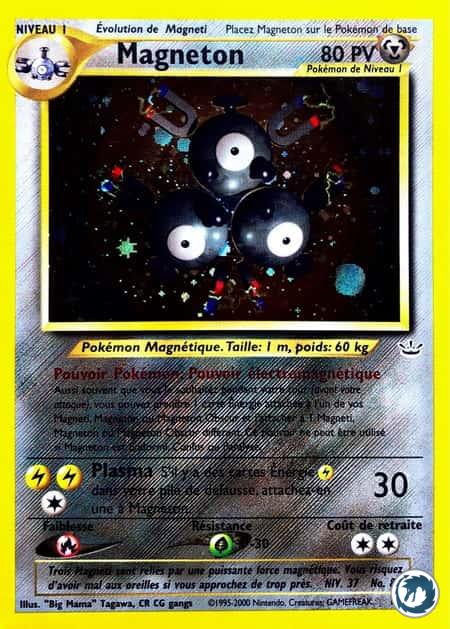 Magneton (10/64) - Magneton (10/64) - Néo Révélation - Carte Pokémon