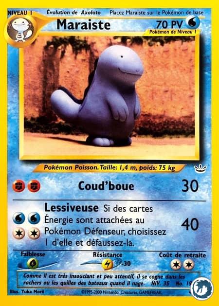 Maraiste (48/64) - Quagsire (48/64) - Néo Révélation - Carte Pokémon