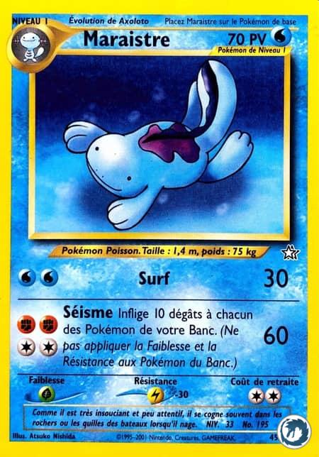 Maraistre (45/111) - Quagsire (45/111) - Néo Genesis - Carte Pokémon