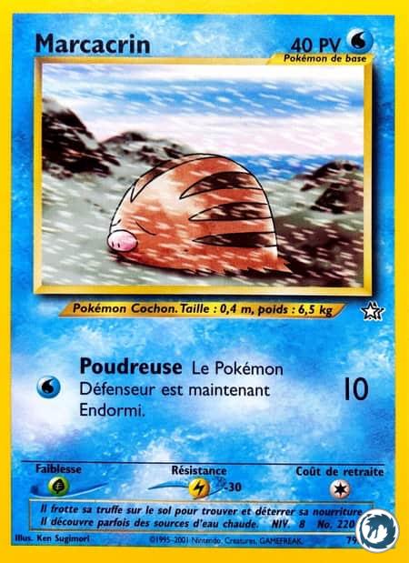 Marcacrin (79/111) - Swinub (79/111) - Néo Genesis - Carte Pokémon