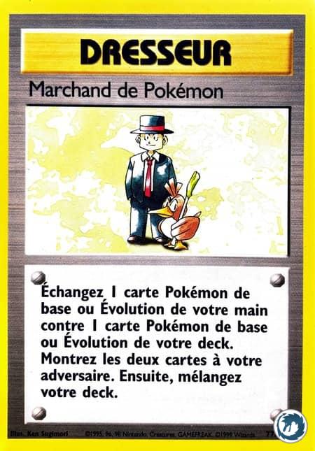 Marchand de Pokémon (77/102) - Pokémon Trader (77/102) - Set de base - Carte Pokémon