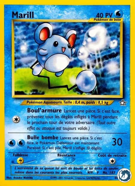 Marill (66/111) - Marill (66/111) - Néo Genesis - Carte Pokémon