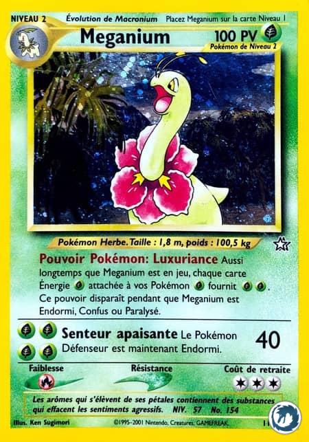 Meganium (11/111) - Meganium (11/111) - Néo Genesis - Carte Pokémon