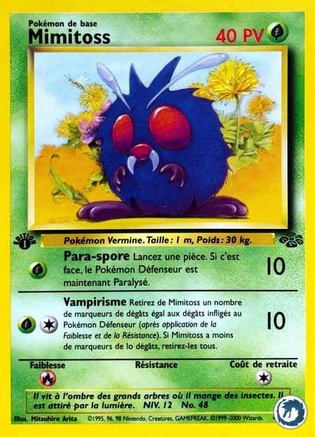 Mimitoss (63/64) - Venonat (63/64) - Jungle - Carte Pokémon