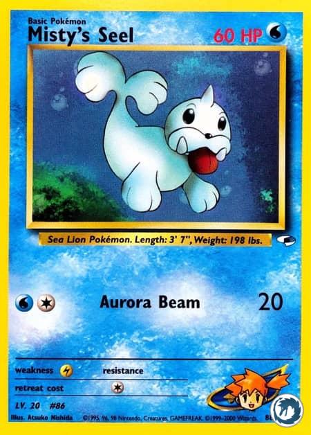 Otaria D'Ondine (88/132) - Misty's Seel (88/132) - Gym Heroes - Carte Pokémon