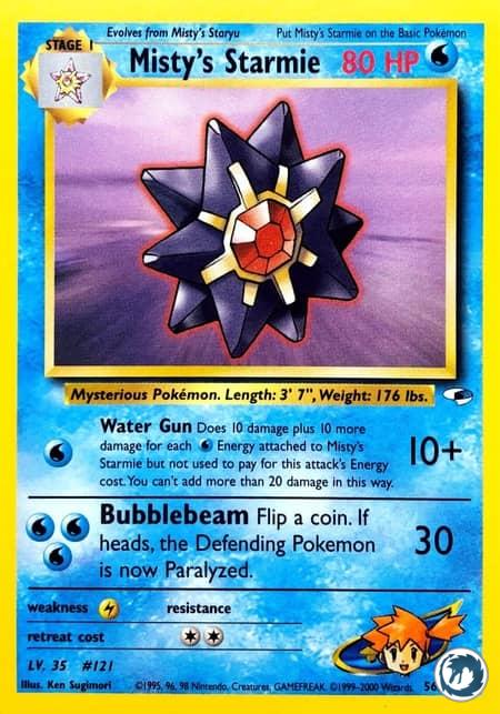 Staross D'Ondine (56/132) - Misty's Starmie (56/132) - Gym Heroes - Carte Pokémon