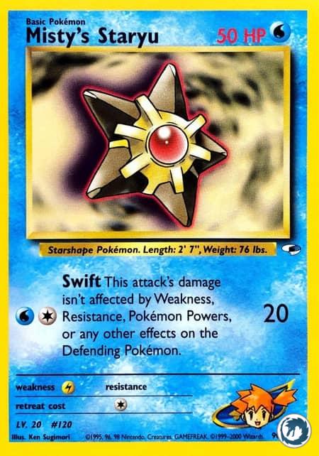 Stari D'Ondine (90/132) - Misty's Staryu (90/132) - Gym Heroes - Carte Pokémon