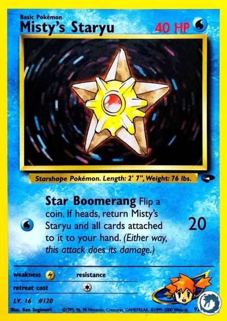 Stari d'Ondine (92/132) - Misty's Staryu (92/132) - Gym Challenge - Carte Pokémon