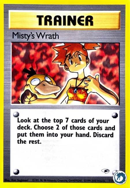 La Colère d'Ondine (114/132) - Misty's Wrath (114/132) - Gym Heroes - Carte Pokémon