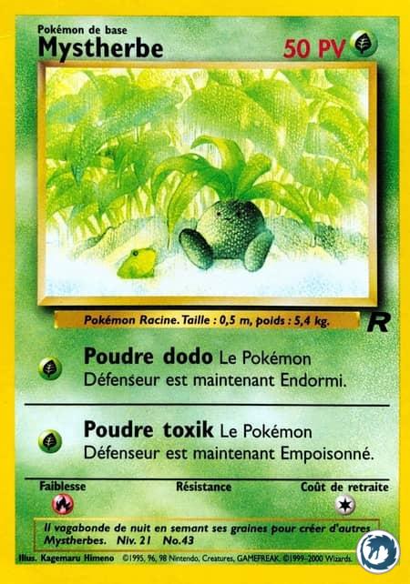 Mystherbe (63/82) - Oddish (63/82) - Team Rocket - Carte Pokémon