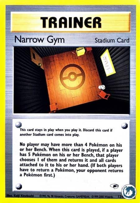 Arène étroite (124/132) - Narrow Gym (124/132) - Gym Heroes - Carte Pokémon