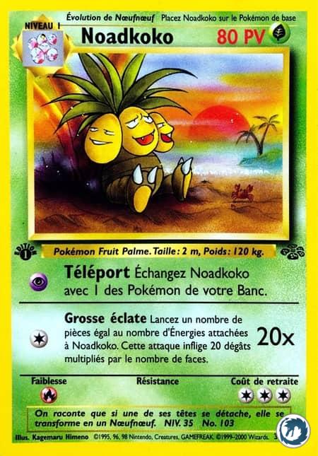 Noadkoko (35/64) - Exeggutor (35/64) - Jungle - Carte Pokémon