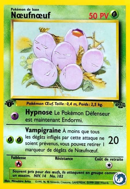 Noeufnoeuf (52/64) - Exeggcute (52/64) - Jungle - Carte Pokémon