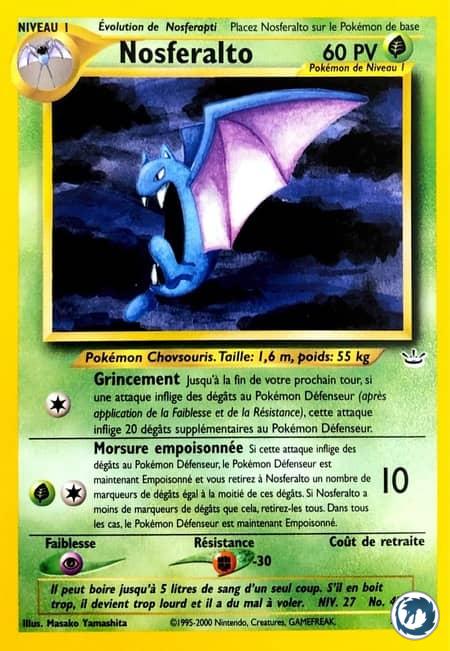 Nosferalto (29/64) - Golbat (29/64) - Néo Révélation - Carte Pokémon