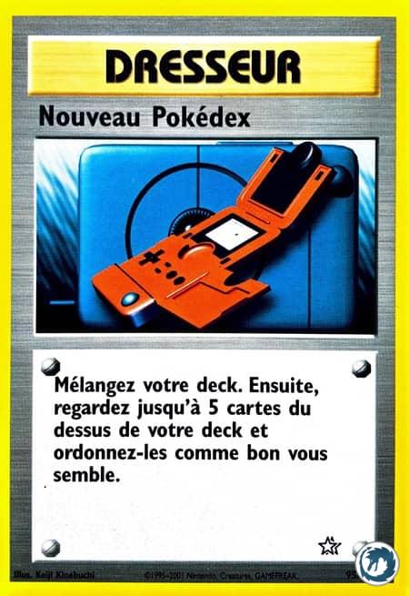 Nouveau Pokédex (95/111) - New Pokedex (95/111) - Néo Genesis - Carte Pokémon