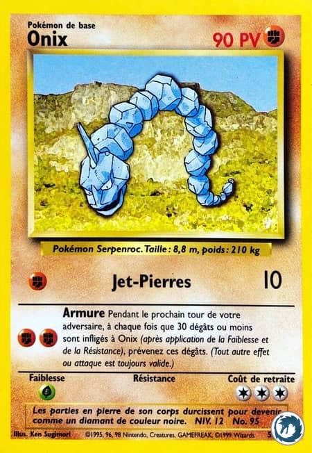 Onix (56/102) - Onix (56/102) - Set de base - Carte Pokémon