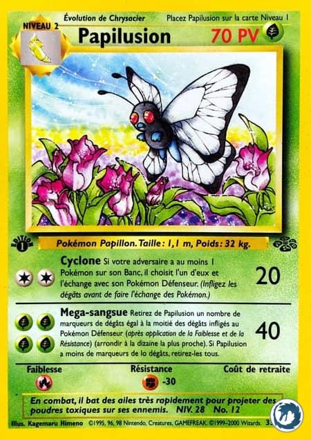 Papilusion (33/64) - Butterfree (33/64) - Jungle - Carte Pokémon