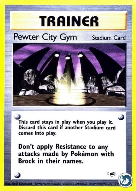 Arène d'Argenta (115/132) - Pewter City Gym (115/132) - Gym Heroes - Carte Pokémon