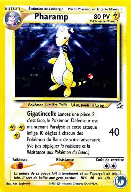 Pharamp (1/111) - Ampharos (1/111) - Néo Genesis - Carte Pokémon