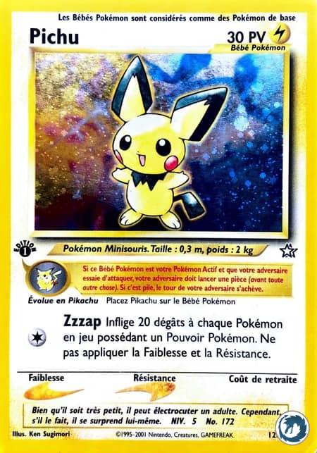 Pichu (12/111) - Pichu (12/111) - Néo Genesis - Carte Pokémon