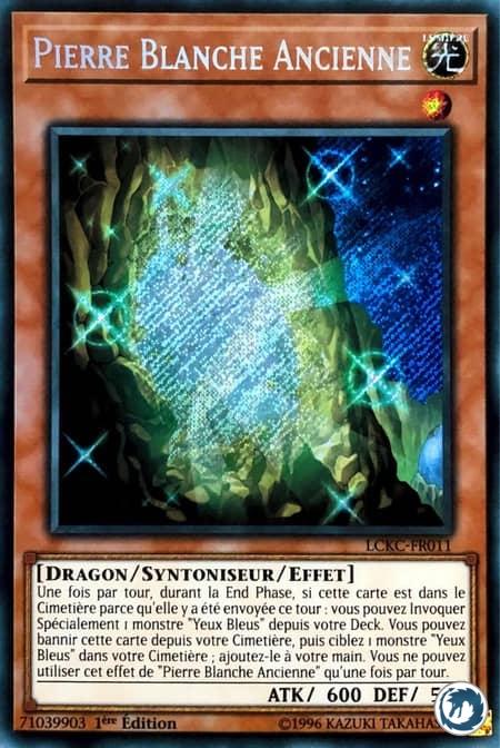 Pierre Blanche Ancienne (LCKC-FR011) - The White Stone of Ancients (LCKC-EN011) - Carte Yu-Gi-Oh