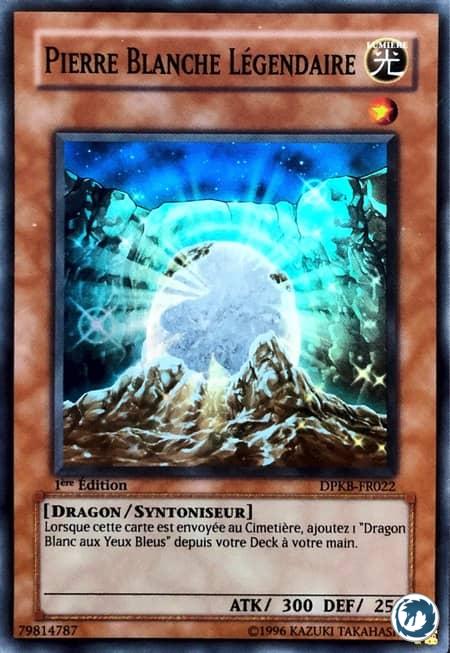 Pierre Blanche Légendaire (DPKB-FR022) - The White Stone of Legend (DPKB-EN022) - Carte Yu-Gi-Oh